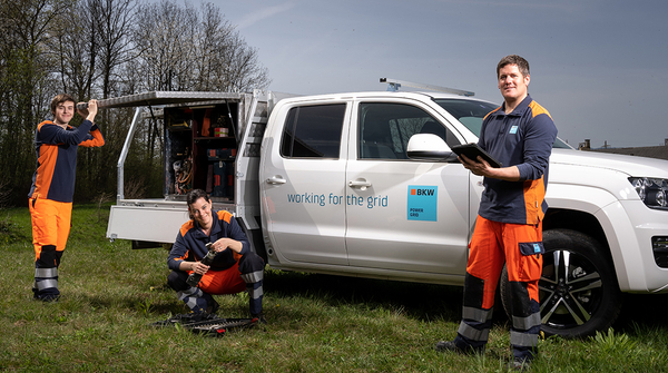 Électricien de réseau, BKW, electricité