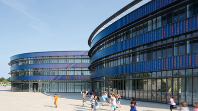 Außenaufnahme neues Gymnasium Bochum